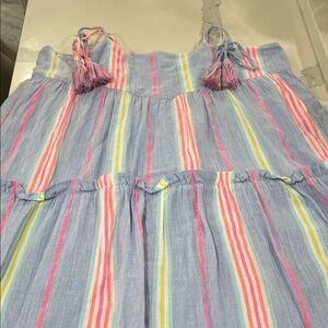 dRA Los Angeles Colorful Striped Tassel Dress